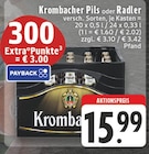 Aktuelle Krombacher Angebote bei E center in Bottrop Aktuelles Pils oder Radler Angebot bei E center in Bottrop ab 15,99 €