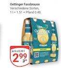 Aktuelle Oettinger Angebote bei GLOBUS in Bochum Aktuelles Fassbrause Angebot bei GLOBUS in Bochum ab 2,99 €