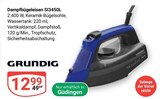 Dampfbügeleisen SI3450L Angebote von GRUNDIG bei GLOBUS St. Ingbert für 12,99 €