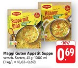 Suppe mit Rind im Angebot bei EDEKA in Göppingen Suppe mit Rind Angebote von Maggi bei EDEKA Göppingen für 0,69 €