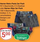 Herren-Retro-Pants 2er-Pack für 5,00 € bei GLOBUS im Angebot Herren-Retro-Pants 2er-Pack im aktuellen GLOBUS Prospekt