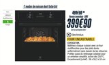 Four encastrable - ELECTROLUX en promo chez Proxi Confort Villeurbanne à 399,90 €