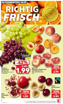 Weintrauben im Kaufland Prospekt "Hier bin ich richtig" mit 77 Seiten (Nürnberg)