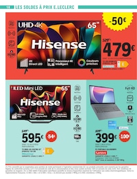 Offre Lenovo dans le catalogue E.Leclerc du moment à la page 10