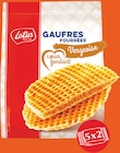 Gaufres cœur fondant Vergeoise - LOTUS dans le catalogue Intermarché Contact