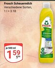 Scheuermilch Zitrone Angebote von Frosch bei GLOBUS Krefeld für 1,59 €