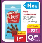 Hundesnacks im Netto Marken-Discount Prospekt Hundesnacks von Frolic im aktuellen Netto Marken-Discount Prospekt für 0,99 €