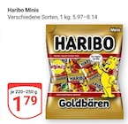 Minis Angebote von Haribo bei GLOBUS Bad Homburg für 1,79 €