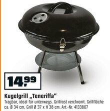 Kugelgrill „Teneriffa“ bei OBI in Bochum Kugelgrill „Teneriffa“ im Angebot bei OBI Bochum für 14,99 €