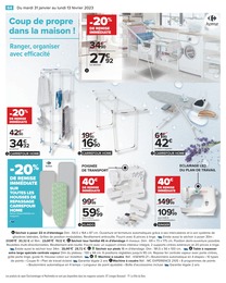 Prix et réduction Etendoir dans le prospectus Carrefour en cours Offre Etendoir dans le catalogue Carrefour du moment à la page 64
