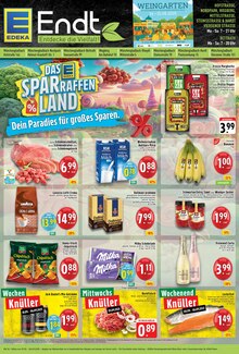 EDEKA Prospekt der Woche "Aktuelle Angebote" Seite 1, 01.09.2025 bis 06.09.2025 für Mönchengladbach Aktueller EDEKA Prospekt "Aktuelle Angebote" Seite 1 von 12 Seiten für Mönchengladbach