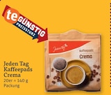Aktuelle Kaffeepads Angebote bei tegut in Stuttgart Aktuelles Kaffeepads Crema Angebot bei tegut in Stuttgart