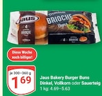Aktuelles Bakery Burger Buns Dinkel Angebot bei GLOBUS in Mannheim ab 1,69 €
