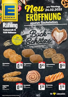 EDEKA Prospekt mit 2 Seiten (Kirchberg (Jagst))