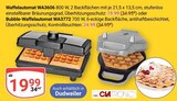 Waffelautomat WA3606 von Clatronic für 19,99 € bei GLOBUS im Angebot Waffelautomat WA3606 von Clatronic im aktuellen GLOBUS Prospekt