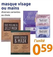 Action Vaujours - Masque visage ou mains Promo Masque visage ou mains dans le catalogue Action "Petits prix, grands sourires" à Vaujours