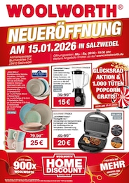 Woolworth Prospekt für Clenze: "NEUERÖFFNUNG IN SALZWEDEL", 8 Seiten, 15.01.2026 - 15.01.2026