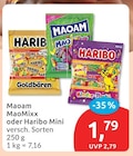 MaoMixx oder Mini von Maoam oder Haribo für 1,79 € bei budni im Angebot MaoMixx oder Mini von Maoam oder Haribo im aktuellen budni Prospekt