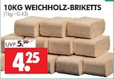 WEICHHOLZ-BRIKETTS Angebote bei Wreesmann Dessau-Roßlau für 4,25 €