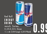 ENERGY DRINK Angebote von Red Bull bei EDEKA Bochum für 0,99 €