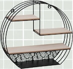 Étagère murale noire et bois - ATMOSPHERA à 7,90 € dans le catalogue Intermarché Hyper