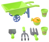 Set jeux de plage brouette de jardinage avec outils - B&M à Saint-Maur-des-Fossés Set jeux de plage brouette de jardinage avec outils en promo chez B&M Saint-Maur-des-Fossés à 7,99 €