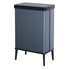 Poubelle haute 54L bleu perle - CURVER en promo chez Carrefour Metz à 39,99 €