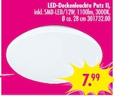 LED-Deckenleuchte Putz II im aktuellen SB Möbel Boss Prospekt