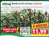 Norma Strasbourg - Promo Bordures de pelouse 4 pièces Promo Bordures de pelouse 4 pièces à 11,99 € dans le catalogue Norma à Strasbourg