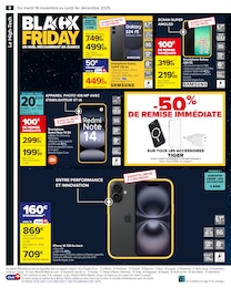 Prix et réduction Smartphone dans le prospectus Carrefour en cours Offre Smartphone dans le catalogue Carrefour du moment à la page 10