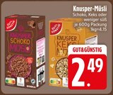 Knusper-Müsli Schoko von Gut & Günstig im aktuellen EDEKA Prospekt für 2,49 €