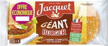 A. Vogel - Jacquet dans le catalogue Géant Casino Pains Burger Géants à la farine complète - Jacquet à 0,77 € en promo chez Géant Casino