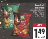 Kessel Chips Sweet Chili & Red Pepper im Angebot bei EDEKA in Altenburg Kessel Chips Sweet Chili & Red Pepper Angebote von funny-frisch bei EDEKA Altenburg für 1,49 €