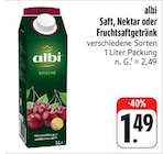 nah und gut - Saft, Nektar oder Fruchtsaftgetränk Angebot im Prospekt Saft, Nektar oder Fruchtsaftgetränk bei nah und gut im Prospekt "" für 1,49 €