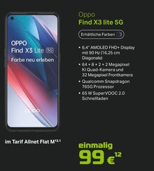 Bührs Telekommunikations GmbH & Co.KG Lingen - Find X3 lite 5G Smartphone Find X3 lite 5G Smartphone Angebot bei Bührs Telekommunikations GmbH & Co.KG Lingen im Prospekt ES GEHT WIEDER LOOOS