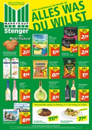 Marktkauf Stenger Prospekt für Goldbach mit 2 Seiten Marktkauf Stenger Prospekt für Goldbach: "Alles was du willst.", 2 Seiten, 27.11.2023 - 02.12.2023