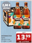 Spezi im Angebot bei Getränke Quelle WVG in Halberstadt Spezi Angebote von Krombacher bei Getränke Quelle WVG Halberstadt für 13,99 €