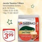 Aktuelles Tassimo T-Discs Angebot bei GLOBUS in Krefeld ab 3,99 €