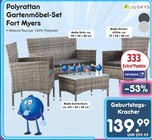 Polyrattan Gartenmöbel-Set Fort Myers Angebote von Juskys bei Netto Marken-Discount Coburg für 139,99 €