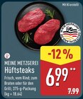 Hüftsteaks von Meine Metzgerei für 6,99 € bei ALDI Nord im Angebot Hüftsteaks von Meine Metzgerei im aktuellen ALDI Nord Prospekt