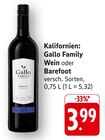 Aktuelle Wein Angebote bei EDEKA in Mannheim Aktuelles Kalifornien: Gallo Family Wein oder Barefoot Angebot bei EDEKA in Mannheim ab 3,99 €