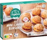 10 mini-cheeseburgers - Picard en promo à 4,89 € chez Picard 10 mini-cheeseburgers - Picard dans le catalogue Picard