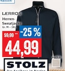 Herren-Sweatjacke Angebote von LERROS bei Kaufhaus Stolz Rostock für 44,99 €