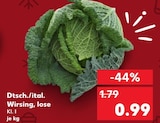 Dtsch./ital. Wirsing, lose von  im aktuellen Kaufland Prospekt für 0,99 €