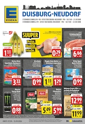 EDEKA Supermarkt Prospekt der aktuellen Woche mit 28 Seiten, gültig von 07.09.2026 bis 12.09.2026, in Duisburg und Umgebung Aktueller EDEKA Supermarkt Prospekt in Duisburg und Umgebung, "Aktuelle Angebote" mit 28 Seiten, 07.09.2026 - 12.09.2026