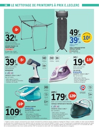 Prix et réduction Brabantia dans le prospectus E.Leclerc en cours Offre Brabantia dans le catalogue E.Leclerc du moment à la page 36