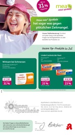 mea - meine apotheke Apotheken Prospekt der aktuellen Woche mit 4 Seiten, gültig von 01.07.2026 bis 31.07.2026, in Leverkusen und Umgebung Aktueller mea - meine apotheke Apotheken Prospekt in Leverkusen und Umgebung, "Unsere Juli-Angebote" mit 4 Seiten, 01.07.2026 - 31.07.2026