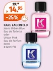 Jeans Urban Blue oder Urban Pink im Angebot bei Müller in Weimar Jeans Urban Blue oder Urban Pink Angebote von KARL LAGERFELD bei Müller Weimar für 14,95 €