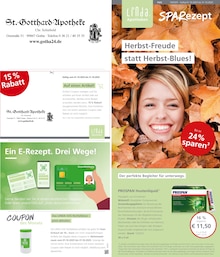 Aktueller LINDA Premiumapotheke Prospekt "Aktuelle Angebote" Seite 1 von 3 Seiten für Gotha