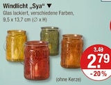 Windlicht „Sya“ im V-Markt Prospekt Windlicht „Sya“ von im aktuellen V-Markt Prospekt für 2,79 €